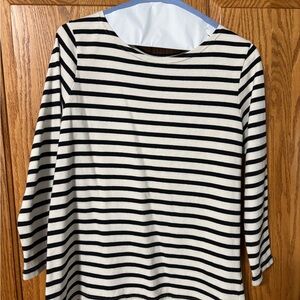 Denim & Supply Ralph Lauren Black and White Striped Top